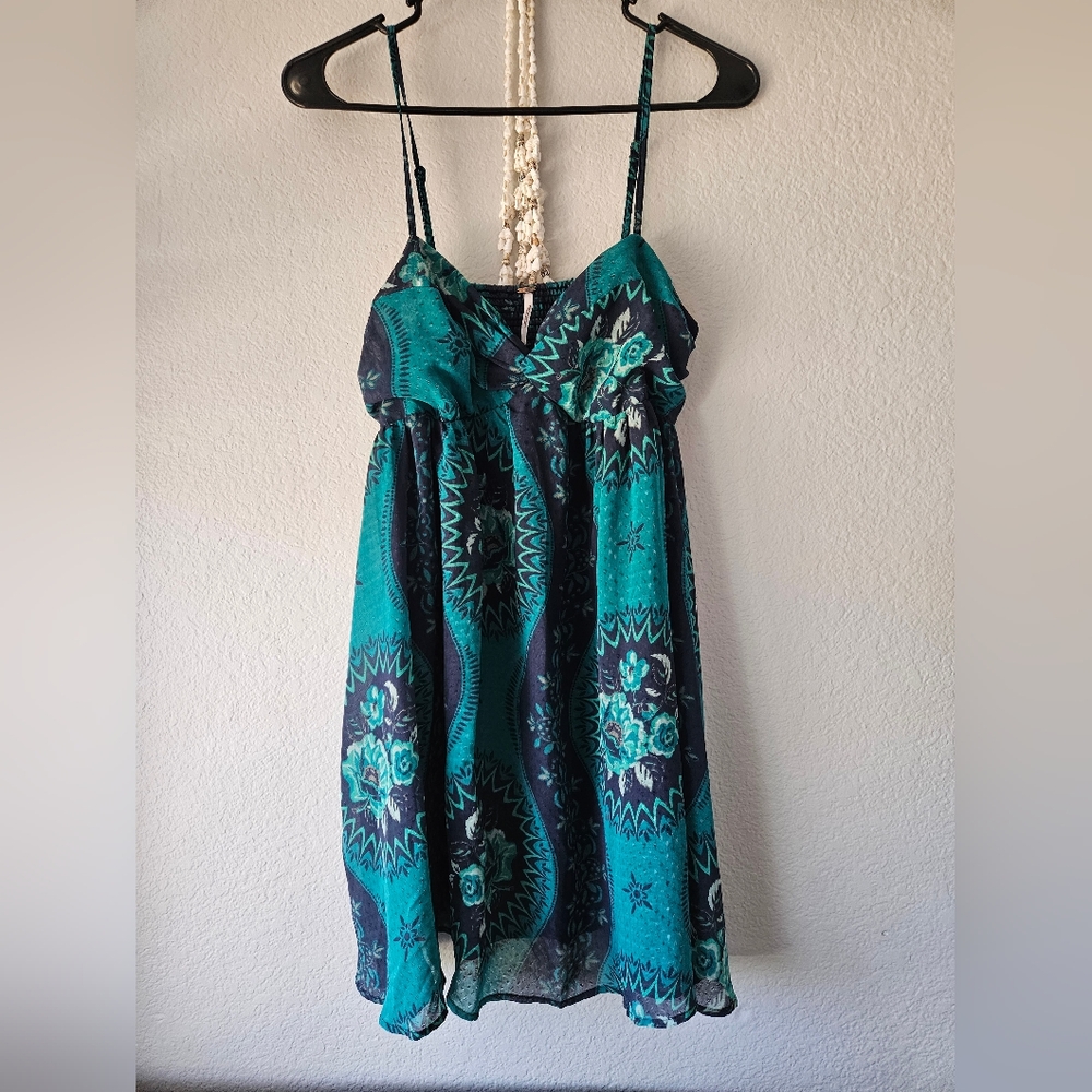 Free People Twist Chiffon Dress (Size M)